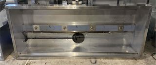 Φούσκα Τοίχου Ανοξείδωτη 1 Οπής Φ30Cm 257x110x58Cm - Μεταχειρισμένη.