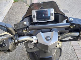 βάση στήριξης συσκευών GPS / PDA / κινητών / κάμερας Μπαράκι για gps βάση για οργανα sym  JET14 EVO 125 / 200