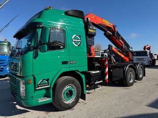 Ανατροπή + Γερανός Volvo 2004 VOLVO FM 420 6X2