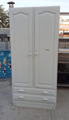 Ντουλάπα Δίφυλλη 90x55x197εκ (500/1989)