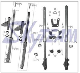 ΒΑΣΗ ΦΑΝΑΡΙΟΥ ΕΜΠΡΟΣ ΑΡΙΣΤΕΡΑ BOBOS 50cc & 125 cc  (ST50-8A & ST125-8A )