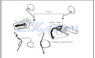 ΓΚΑΖΙΕΡΑ BOBOS 50cc & 125 cc  (ST50-8A & ST125-8A )