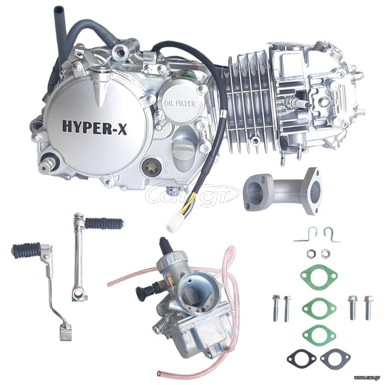 ΚΙΝΗΤΗΡΑΣ (ΜΟΤΕΡ) Hyper-x 150cc CDI κεφαλή