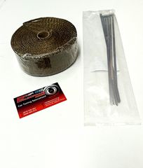 ΤΑΙΝΙΑ ΕΞΑΤΜΙΣΗΣ Titanium Exhaust Wrap ΠΥΡΟΤΑΙΝΙΑ - 5cm x 10m ΚΑΙΝΟΥΡΓΙΑ!!!