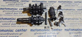 σασμαν κομπλε με μυλο φουρκετες Suzuki rmx250s rmx250 rmx 250 rm250 gearbox transmission transmision forks drum