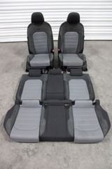 Σαλόνι κομπλέ VW Golf 7 5G4 RLine μαύρο-γκρι ύφασμα-alcantara (5 πόρτες)