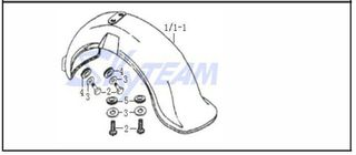 SET ΛΑΣΤΙΧΑ ΑΝΤΙΚΡΑΔΑΣΜΙΚΑ BOBOS 50cc & 125 cc (ST50-8A & ST125-8A )