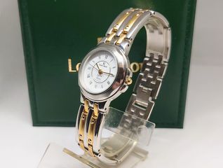 Vintage 1990s Gold-Plated Louis Jacot Γαλλικό γυναικείο ρολόι Quartz 4013.D A9576 TIMH 150 ΕΥΡΩ