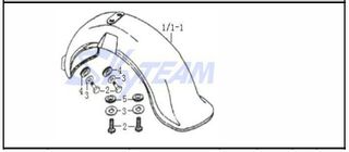 SET ΛΑΣΤΙΧΑ ΑΝΤΙΚΡΑΔΑΣΜΙΚΑ BOBOS 50cc & 125 cc (ST50-8A & ST125-8A )