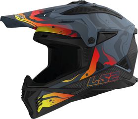 ΛΥΡΗΣ LS2 ΚΡΑΝΟΣ MX708 FAST II WASH DARK GREY, MX708FASTIIWASHDARKGREY