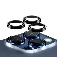 PanzerGlass™ - Hoops Camera Lens Protector iPhone 15 Pro - 15 Pro Max - Black Metal-thumb-4