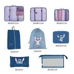 STITCH - Suitcase Organizers - 8 pc.-thumb-1