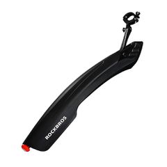 Rockbros DNB8001 mudguard with red LED light - black-thumb-0