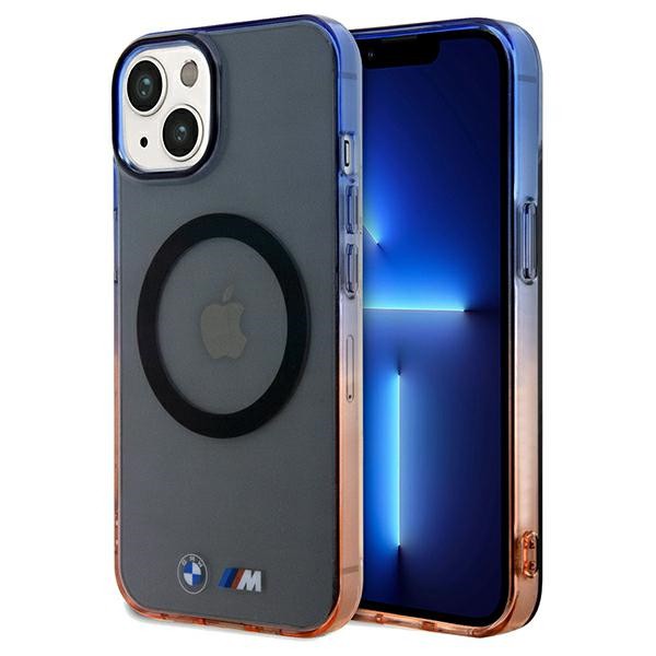 BMW Gradient Bumper MagSafe Case for iPhone 15 Plus / 14 Plus - Gray