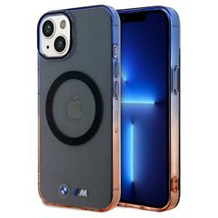 BMW Gradient Bumper MagSafe Case for iPhone 15 Plus / 14 Plus - Gray