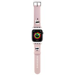 Karl Lagerfeld 3D Rubber Karl Heads strap for Apple Watch 38/40/41mm - pink