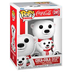 POP figure Coca -Cola Polar Bear with Cub-thumb-1
