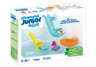 Playmobil - JUNIOR AQUA: Water Slide with Sea Animals (71689) / Toys