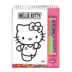 Hello Kitty pencil colouring set-thumb-1