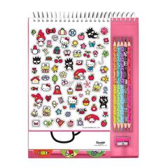 Hello Kitty pencil colouring set-thumb-2