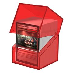 Ultimate Guard Boulder 100+ Clear - Ruby-thumb-2