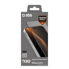 SBS Tempered Glass D3O with frame for iPhone 16 Pro-thumb-1