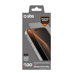 SBS Tempered Glass D3O with frame for iPhone 16 Pro Max-thumb-1