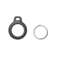 Tech-Protect Rough Case for Apple AirTag with Ring - Black-thumb-4