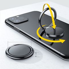 Tech-Protect Magnetic Phone Ring Holder / Ring with Stand Function - Pink-thumb-4