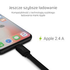 Green Cell KABGC02 lightning cable 0.25 m Black-thumb-1