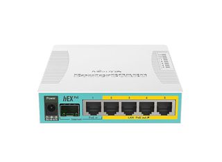 Mikrotik hEX PoE wired router White-thumb-3