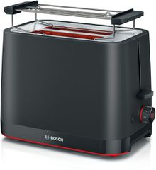 Bosch TAT3M123 toaster 2 slice(s) 950 W Black