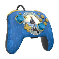 PDP Rematch Wired controller - Zelda Hyrule Blue / Nintendo Switch-thumb-1