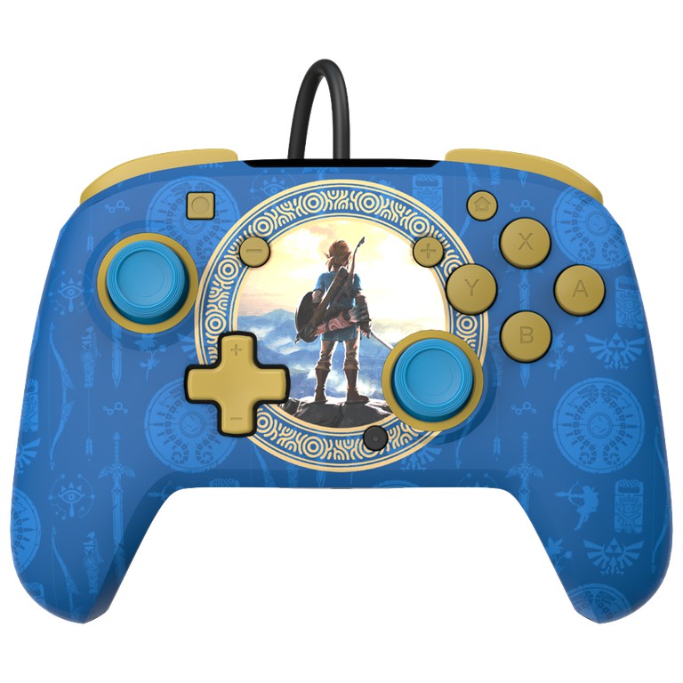 PDP Rematch Wired controller - Zelda Hyrule Blue / Nintendo Switch