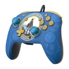 PDP Rematch Wired controller - Zelda Hyrule Blue / Nintendo Switch-thumb-3