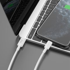 Dudao L6X USB-C - Lightning PD 20W 1m Cable - White-thumb-3