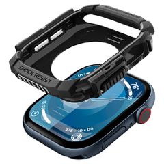Spigen Rugged Armor Case for Apple Watch 10 46mm - Black-thumb-4