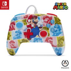 PowerA Enhanced Wired Controller - Mario Hero Reel (Nintendo Switch) / Nintendo Switch