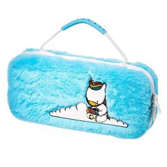 Numskull Nintendo Switch Unicorn Blue Fluffy Carry Case / Nintendo Switch