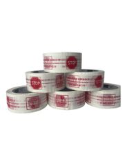 BSTech adhesive tape with print 48x100m "Careful glass" 6 pcs