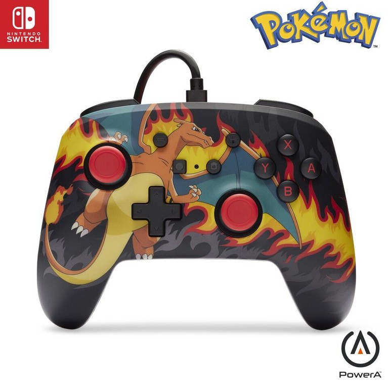 PowerA Enhanced Wired Controller - Charizard Firestorm (Nintendo Switch) / Nintendo Switch