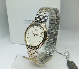 Vintage SEIKO 7N29-7160 R1 Quartz ΜΕ ΔΙΧΡΩΜΟ ΜΠΡΑΣΕΛΕ ΑΝΤΡΙΚΟ ΡΟΛΟΙ Α90416 ΤΙΜΗ 305 ΕΥΡΩ