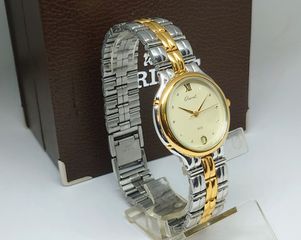 Vintage ORIENT C770L2-00 Quartz ΜΕ ΔΙΧΡΩΜΟ ΜΠΡΑΣΕΛΕ ΑΝΤΡΙΚΟ ΡΟΛΟΙ Α9586 ΤΙΜΗ 170 ΕΥΡΩ