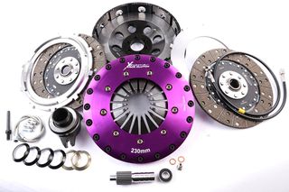 Xtreme Performance - 230mm Organic Twin Plate Clutch Kit Incl Flywheel & CSC 1200Nm