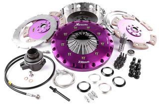 Xtreme Performance - 230mm Rigid Ceramic Twin Plate Clutch Kit Incl Flywheel & CSC 1800Nm