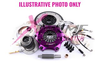 Xtreme Performance - 184mm Rigid Ceramic Twin Plate Clutch Kit Incl Flywheel & CSC 1220Nm