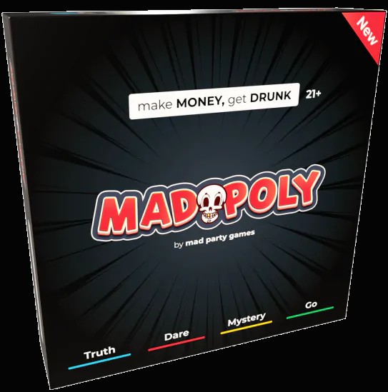 MadPoly - Fun Party Drinking Board Game