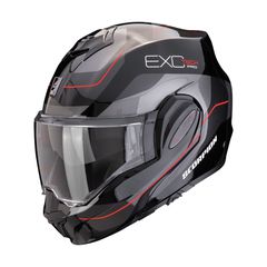 ΚΡΑΝΟΣ ΜΗΧΑΝΗΣ SCORPION EXO-TECH EVO PRO COMMUTA BLACK SILVER RED