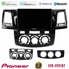 Pioneer !! Εργοστασιακή οθόνη OEM TOYOTA Hilux 2005-2016 οθόνη αφής 9inch″ με Android Auto!! & Apple CarPlay!! Wi-Fi-Bluetooth-USB-MP3-Weblink ΓΡΑΠΤΗ εγγύηση 2 ετών!!