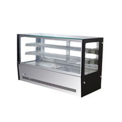 Βιτρίνα θερμαινόμενη επιτραπέζια πανοραμική 195lt